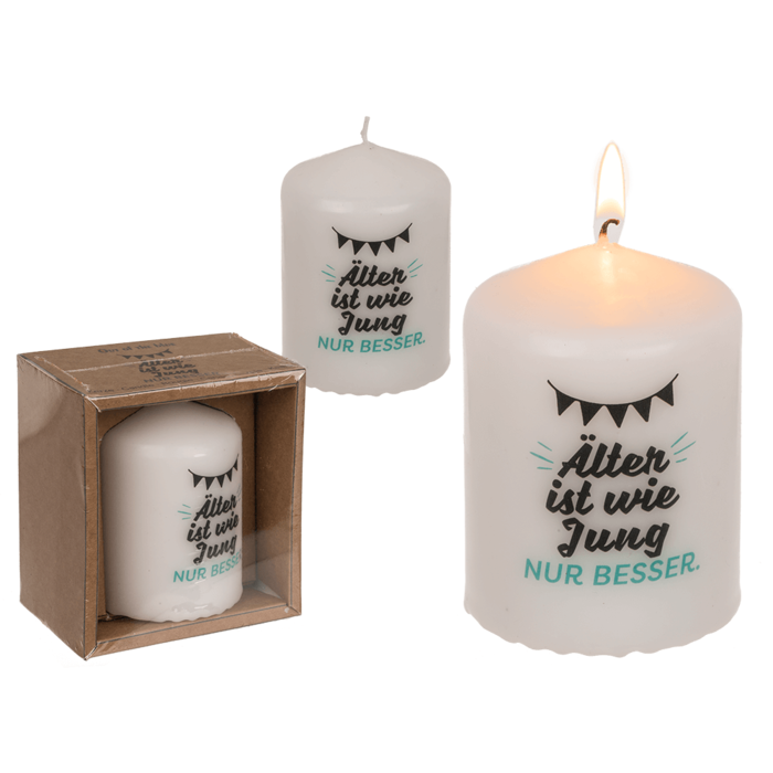 Stumpenkerze, verschiedene Motive – Bild 10