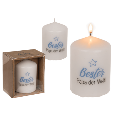 Stumpenkerze, verschiedene Motive – Bild 23