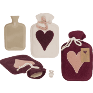 Wärmflasche Herz 2 farbig