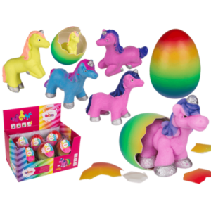 Wachsendes Einhorn im Ei, ca. 6 cm, in Listerpackung