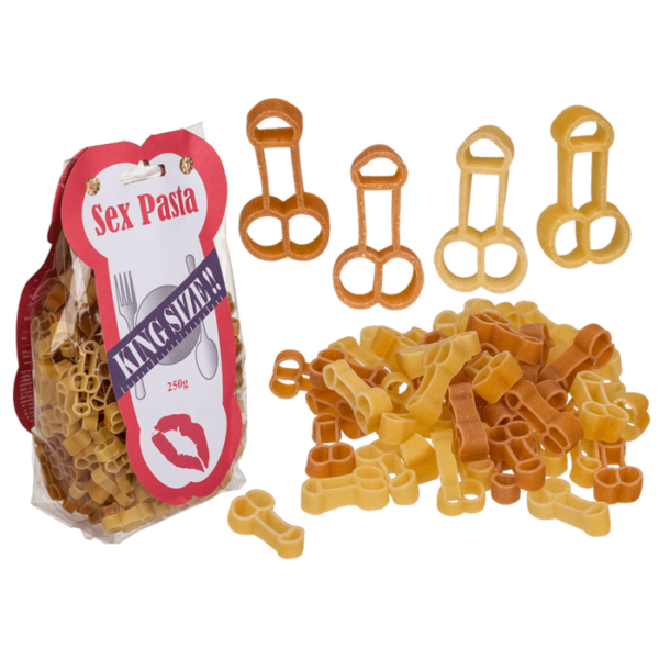 Zweifarbige Hartweizengrießnudeln, Penis