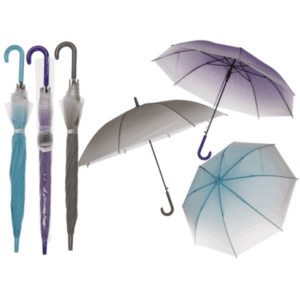 Kuppelregenschirm, Colours, Transparent