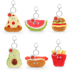 Keeleco Bag Charm Snackies 6 Asstd