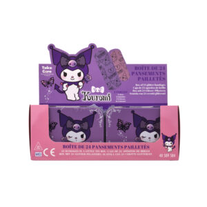 HK Kuromi Glit Band Metal Box